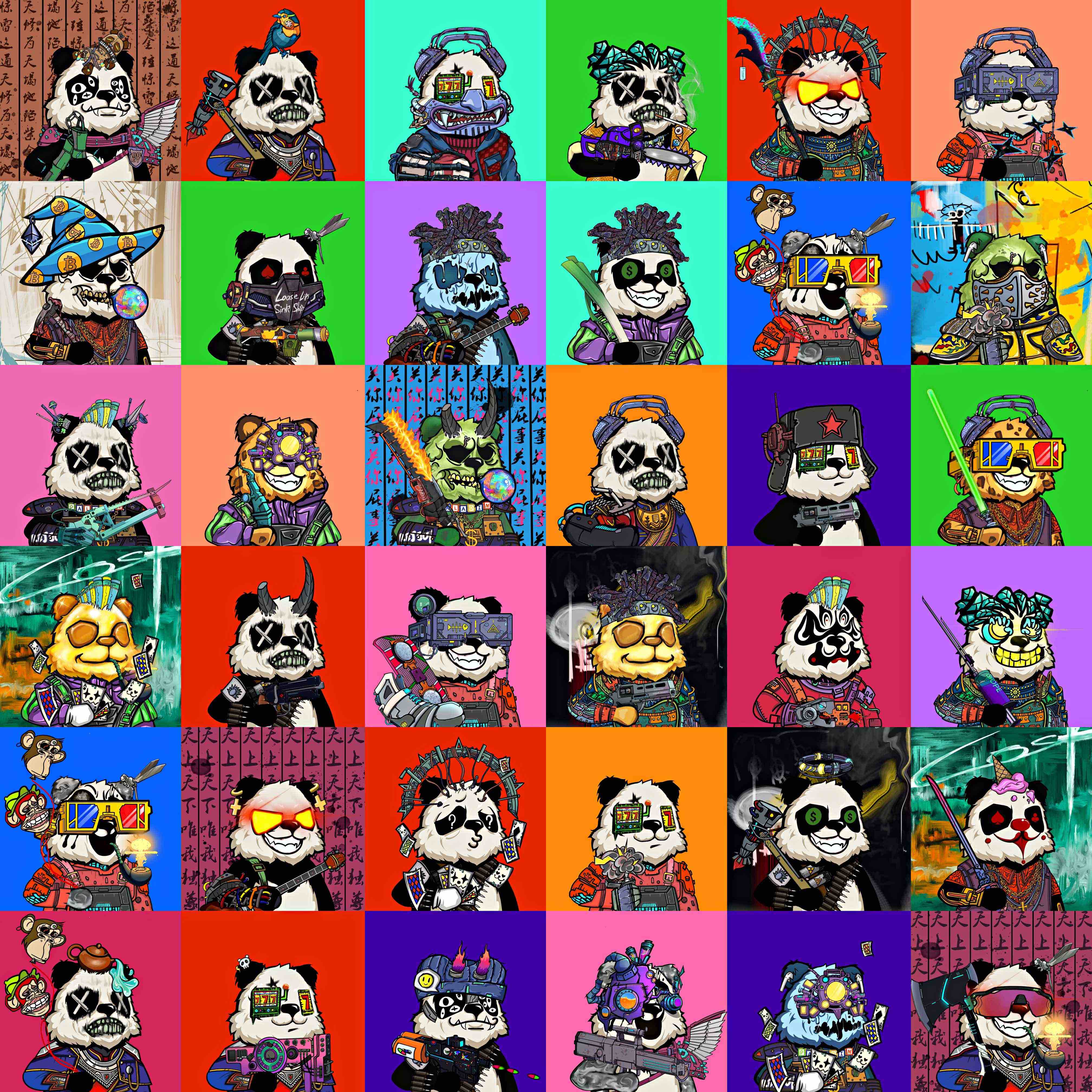 The Avatars of Paladin Pandas NFT